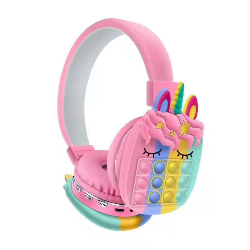 Wireless Pop it Unicorn Headphones